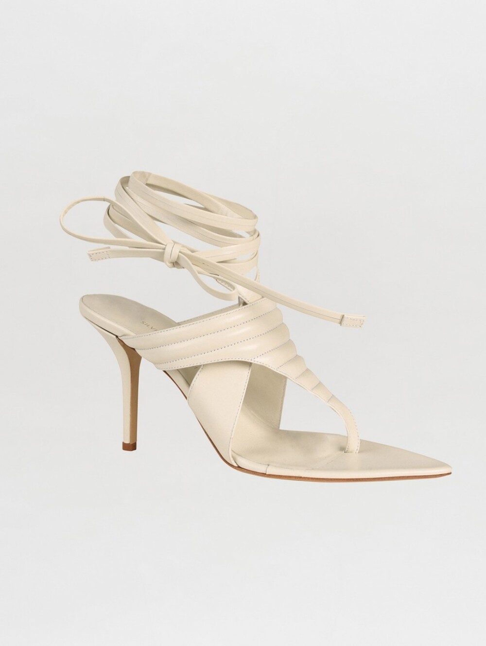 SILVIA TCHERASSI  Dalila Off-White Heels 39